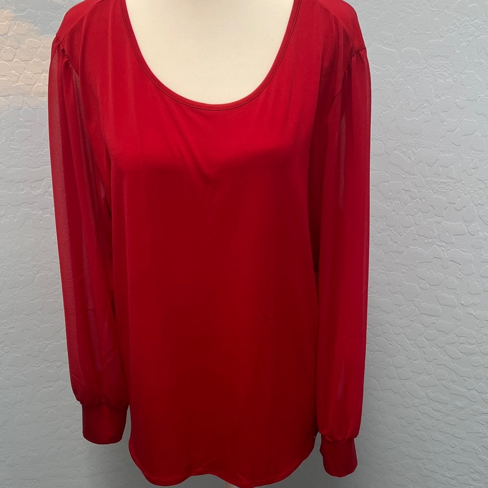 Calvin Klein blouse size large